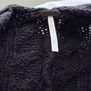 2010s Free People Black Tunic Sweater